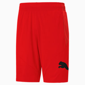 Favourite Cat 9" Men's Training Loose Shorts, Puma Black-Poppy Red
